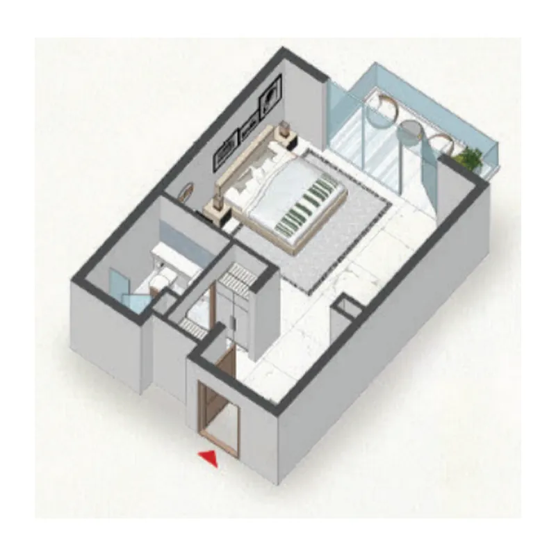1 bedroom Apartments floor plan at Comfort by Roof