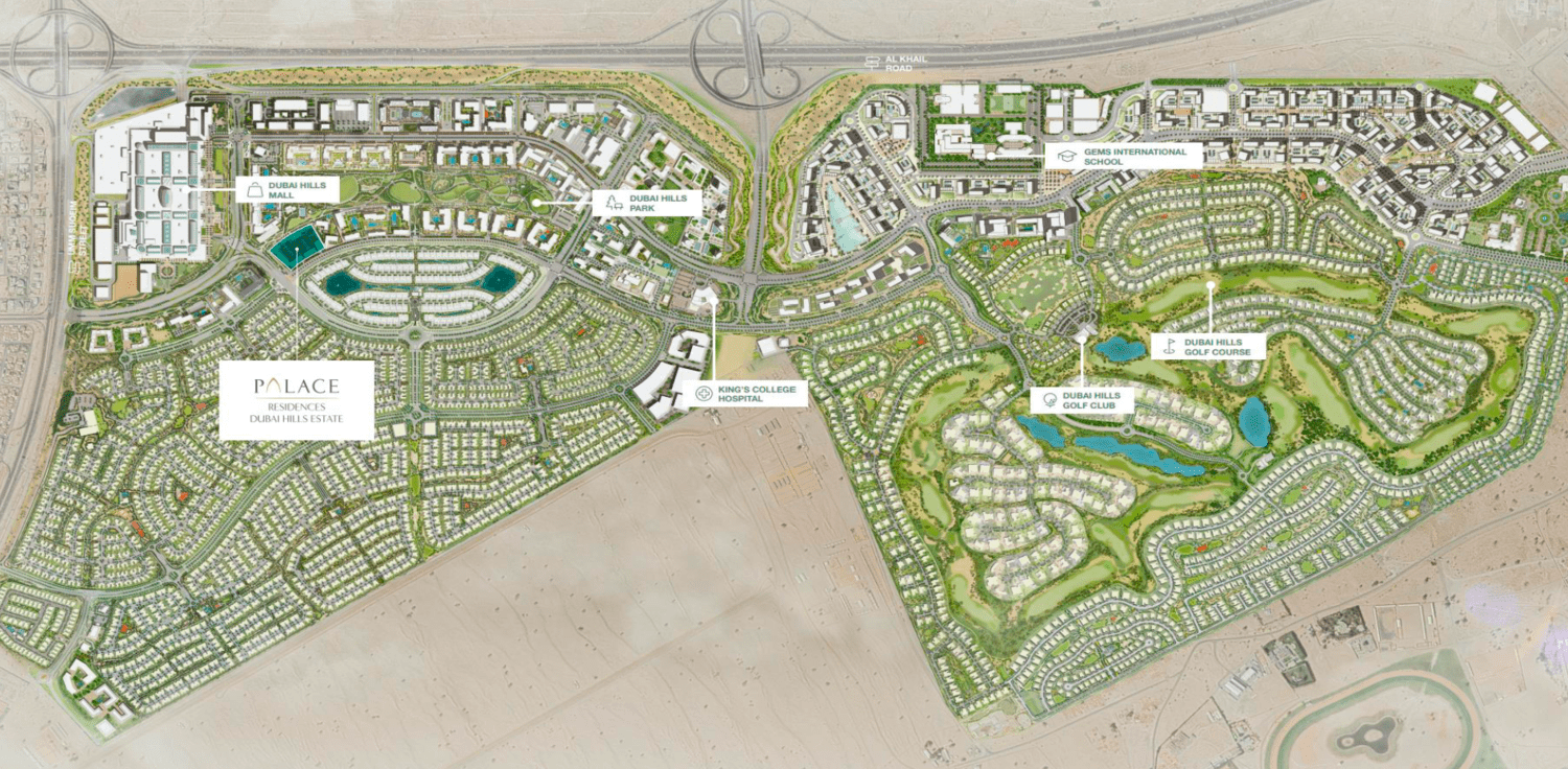 Palace Residences Dubai Hills Estate master plan 1
