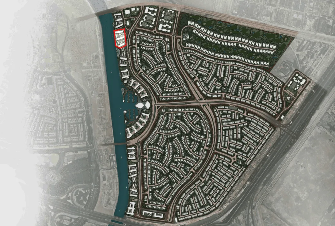 River Cove Residences at Sobha City master plan 1