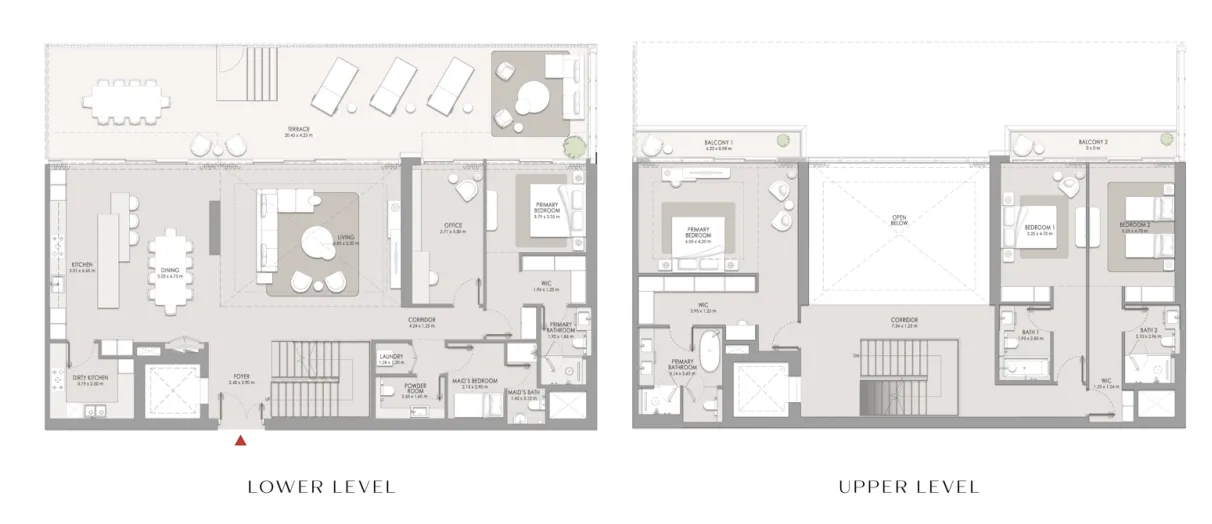 4 bedroom Apartments floor plan at City Walk Crestlane