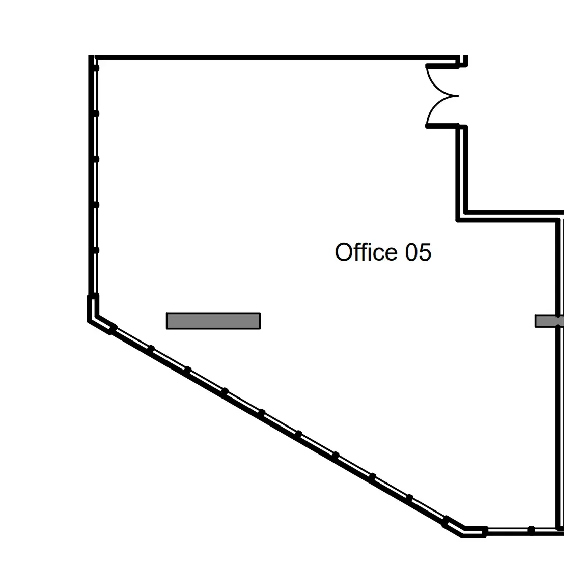  bedroom Office floor plan at The District