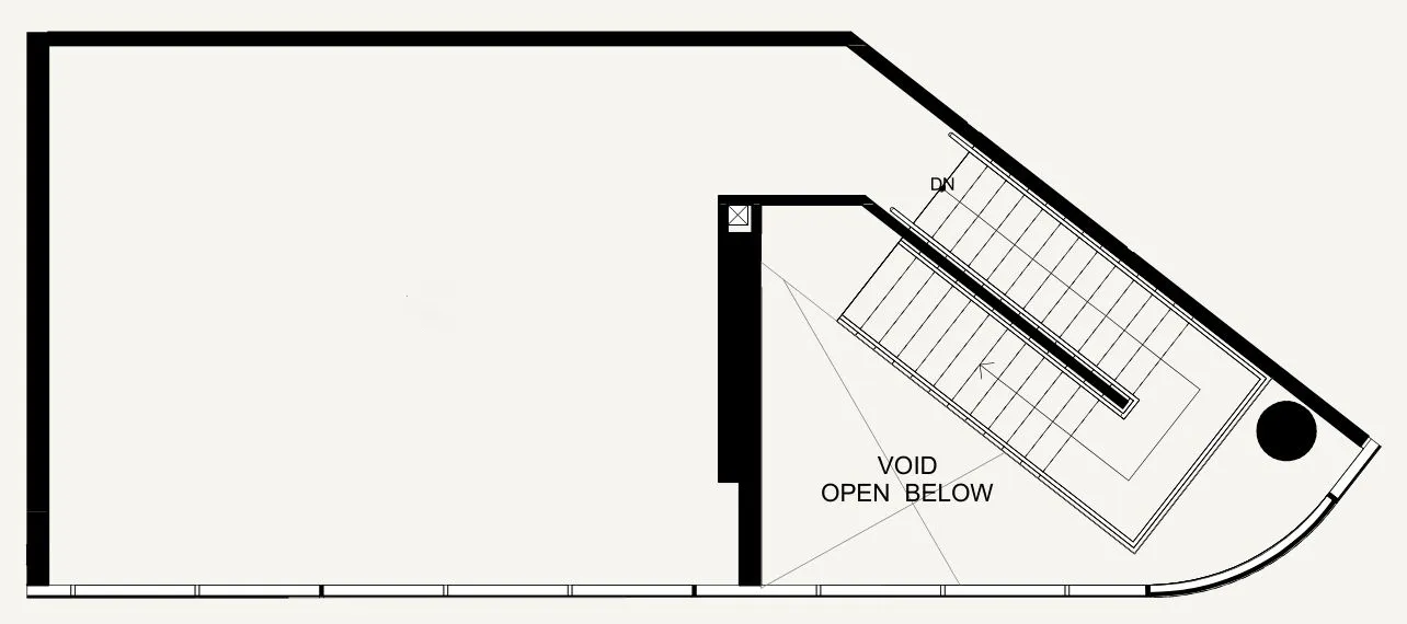  bedroom Retail floor plan at Azizi Abraham