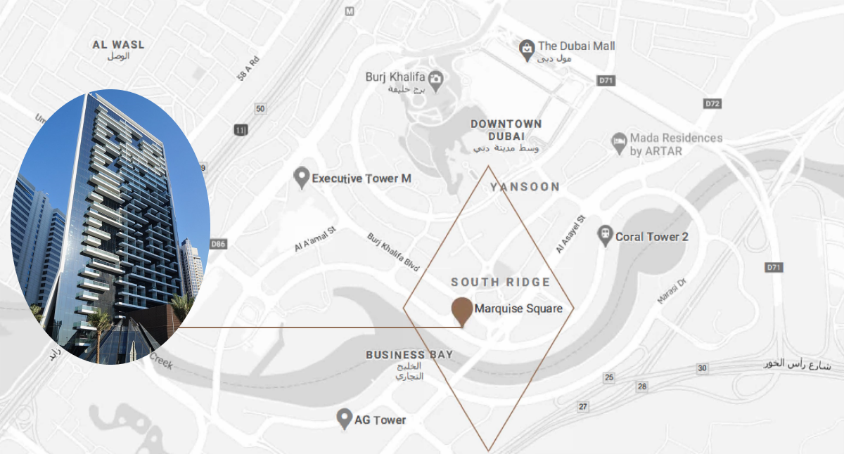 Marquise Square master plan 1