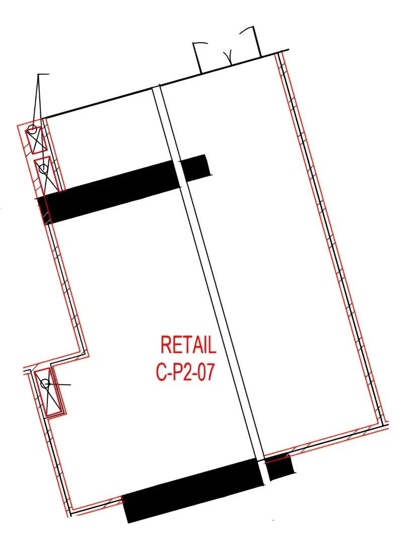  bedroom Retail floor plan at Sky Hills Astra