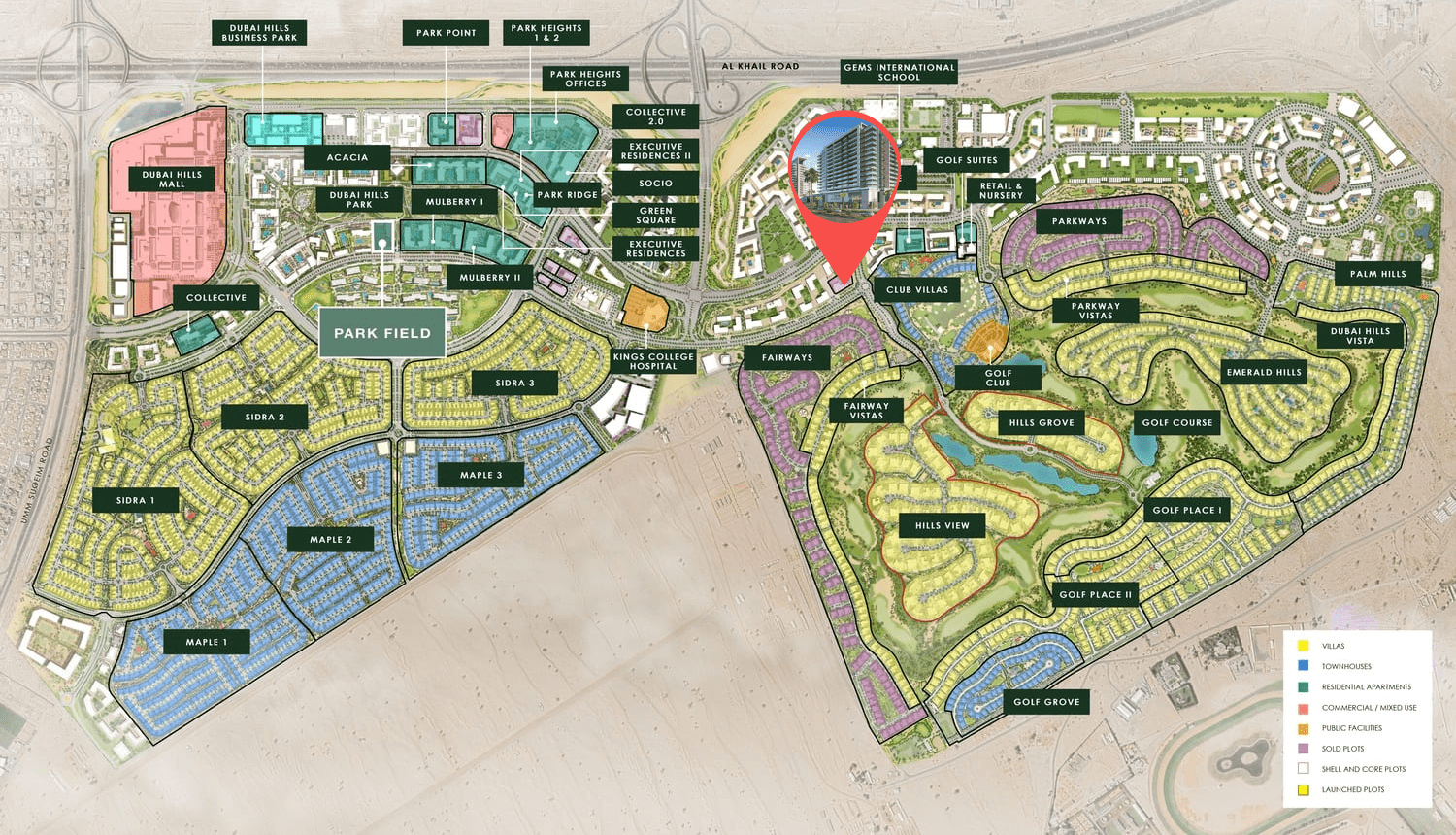 399 Hills Park master plan 1