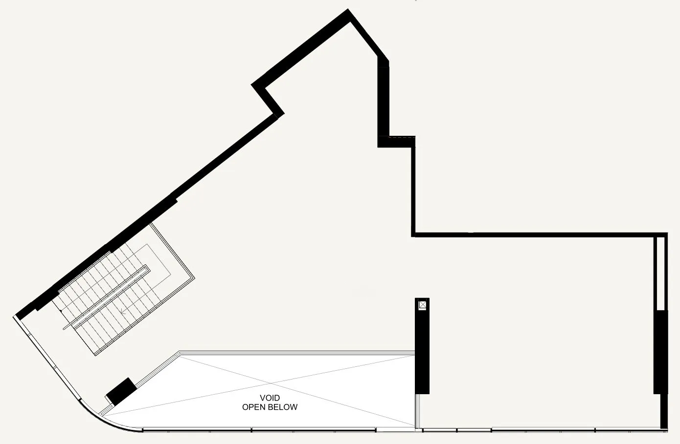  bedroom Retail floor plan at Azizi Abraham