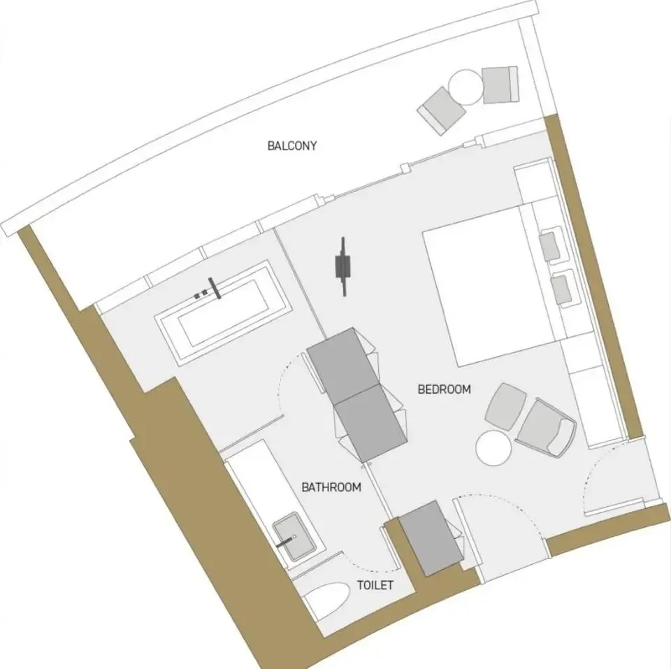0 bedroom Apartments floor plan at Five Jumeirah Village