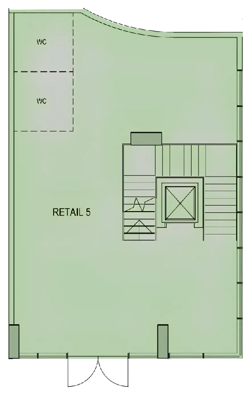  bedroom Retail floor plan at Wynwood Horizon