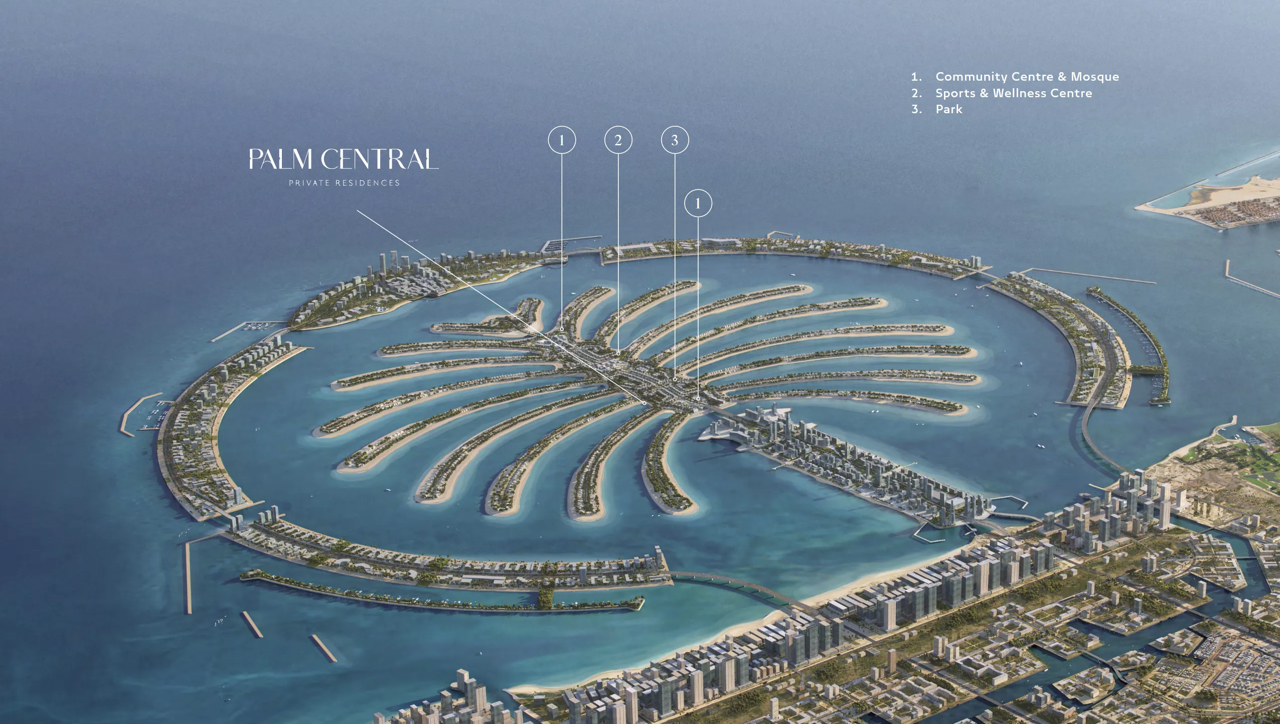 Palm Central Private Residences Phase 2 master plan 1