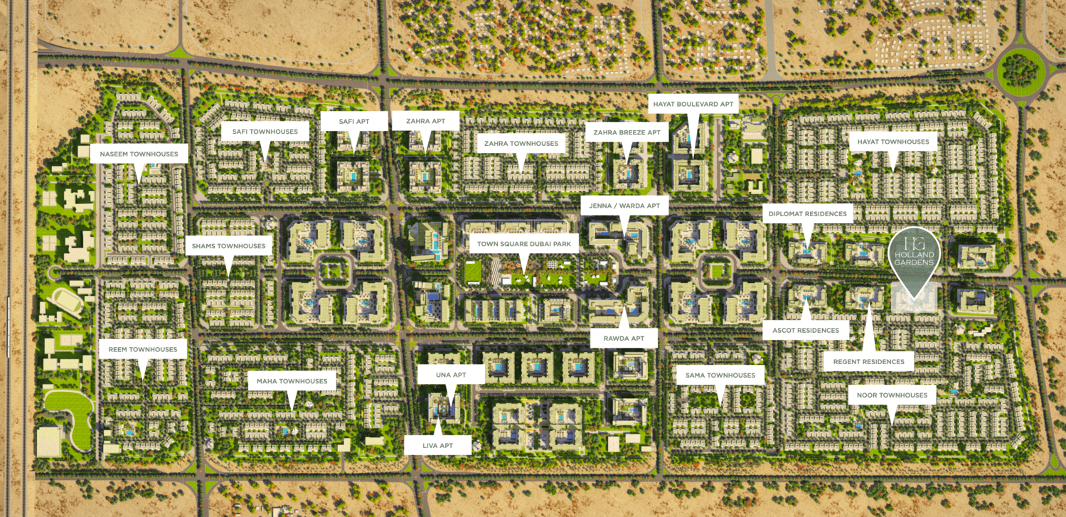 Holland Gardens master plan 1