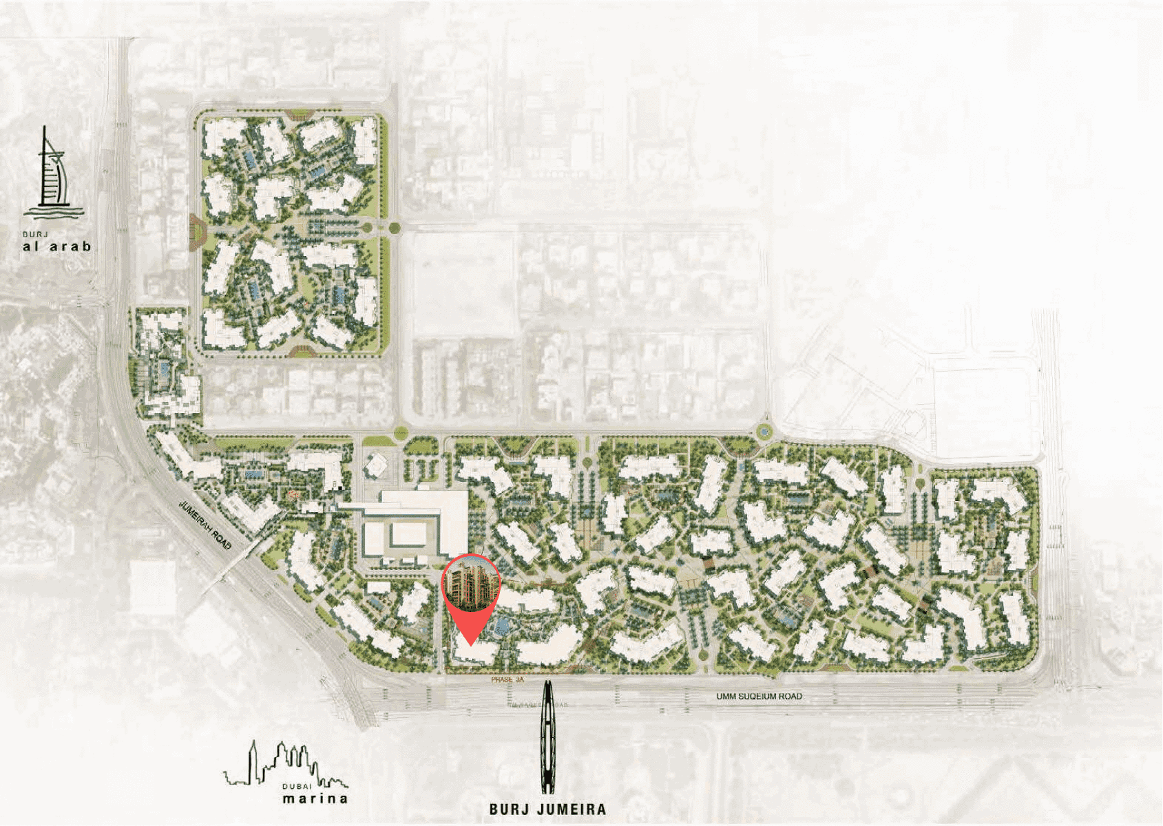 Asayel Apartments at MJL master plan 1