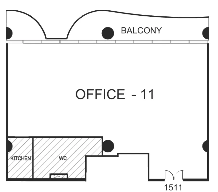  bedroom Office floor plan at The WOW Tower