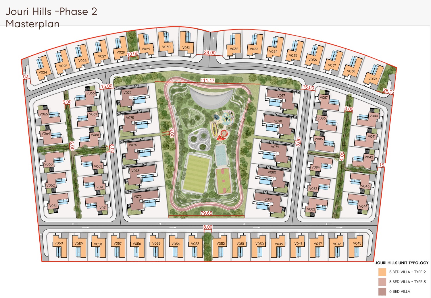 Jouri Hills master plan 1