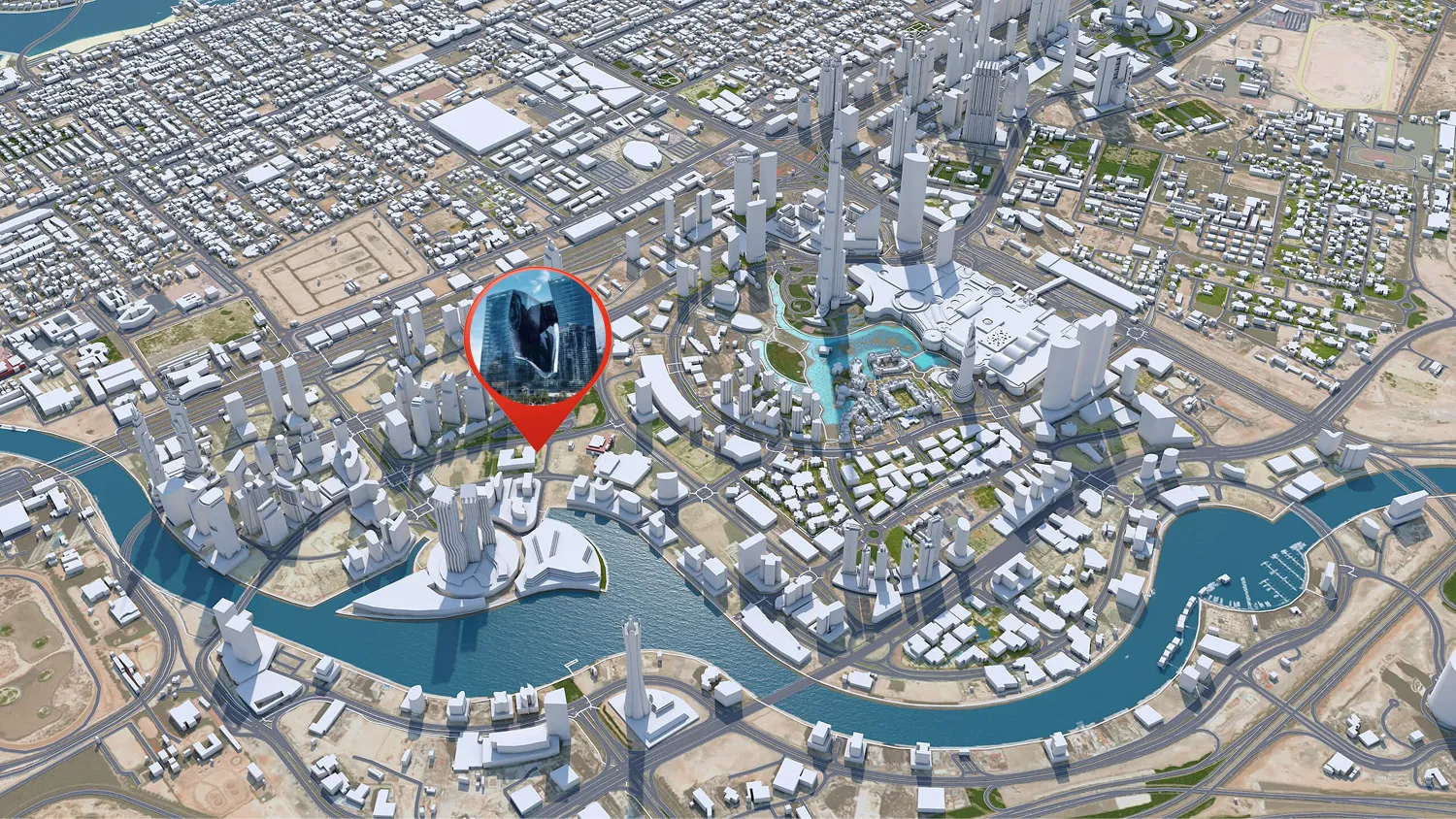 Opus By Zaha Hadid master plan 1