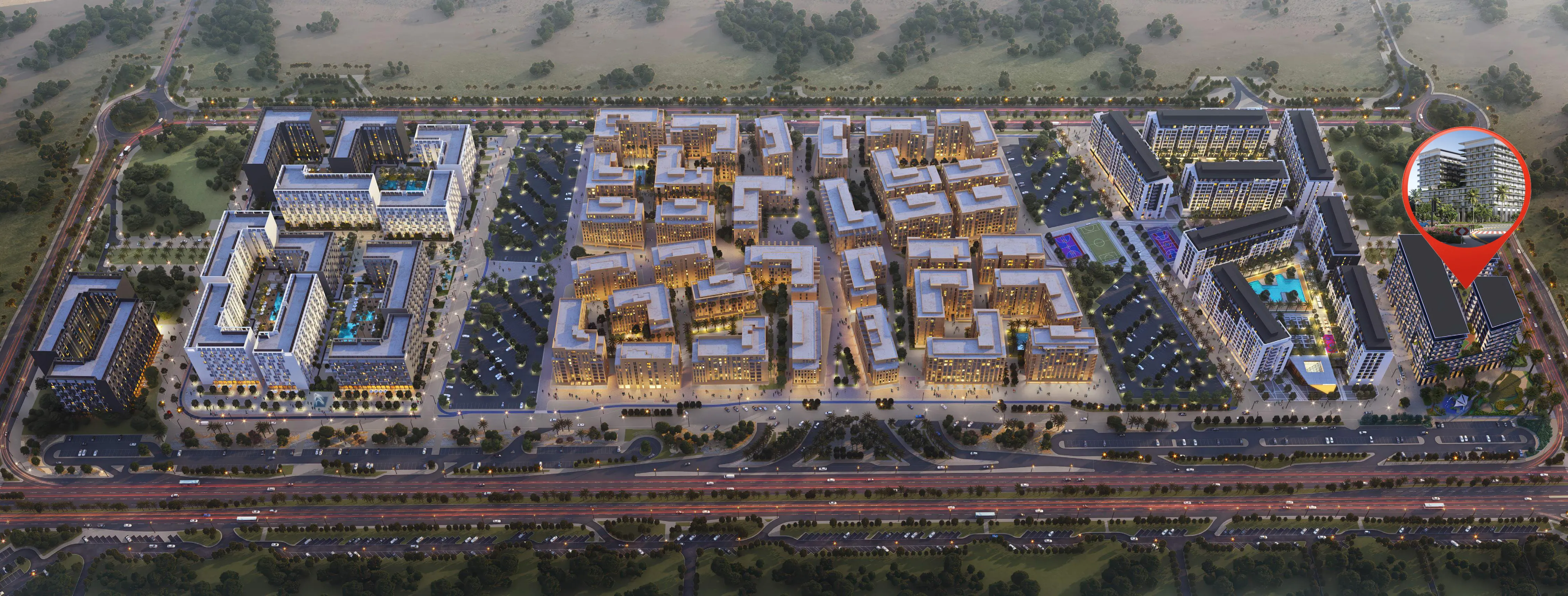Palace Residences Al Mamsha master plan 1