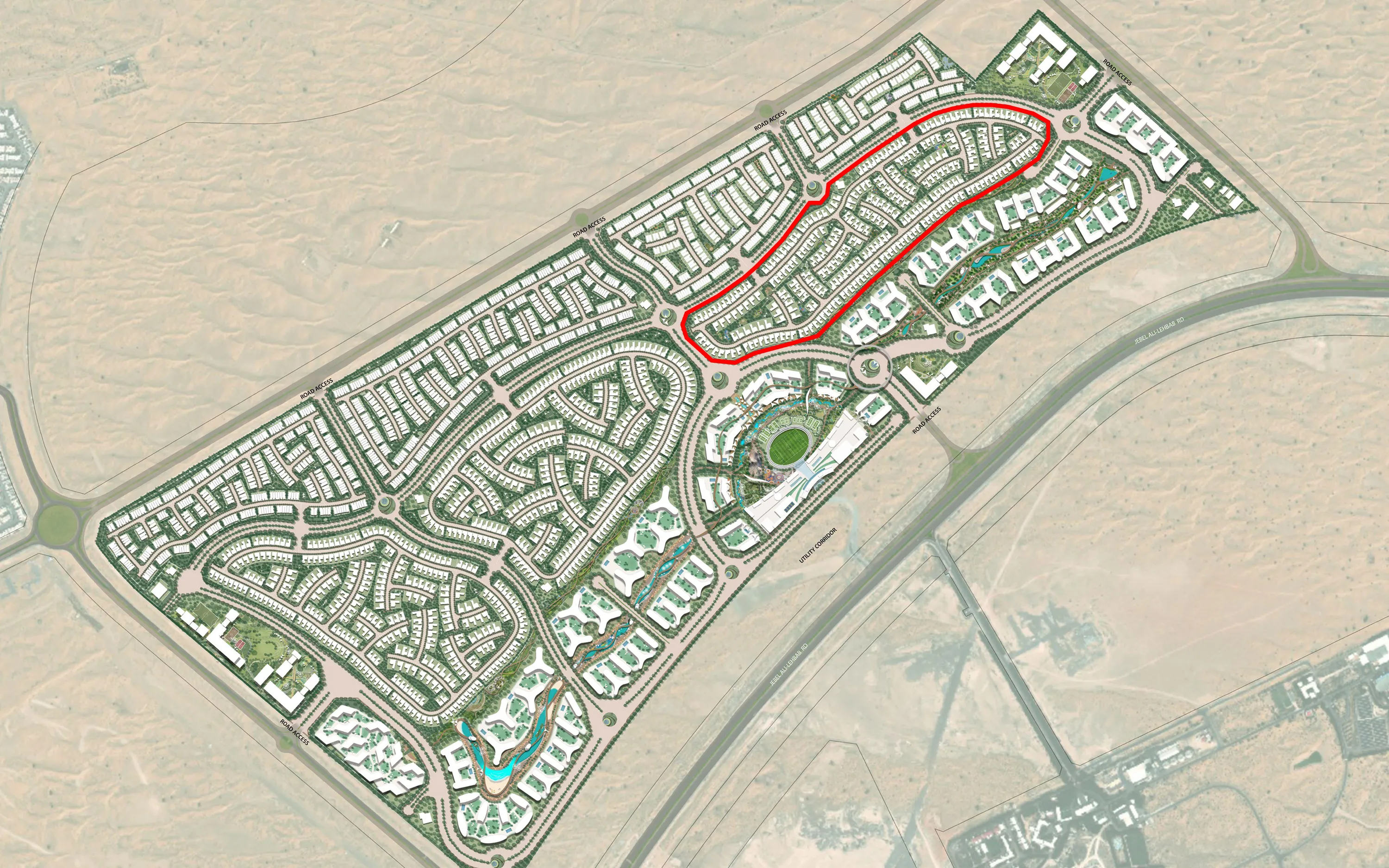 The Grove at Sobha Sanctuary master plan 1
