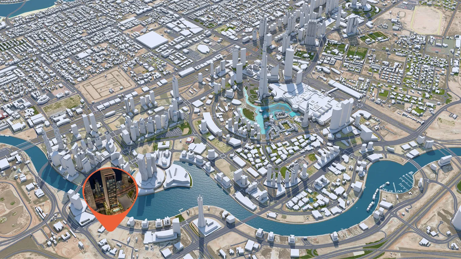 Burj Capital Business Bay master plan 1