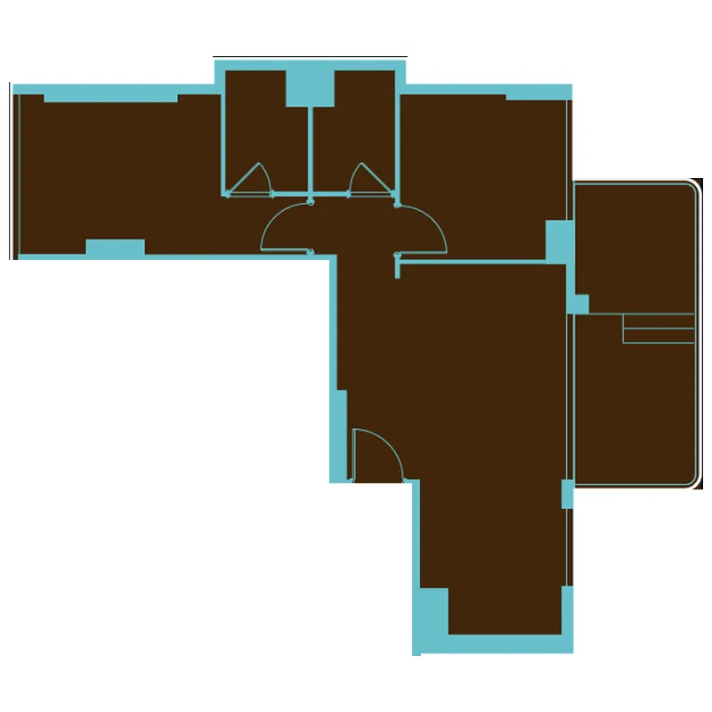2 bedroom apartments floor plan at Reef 995