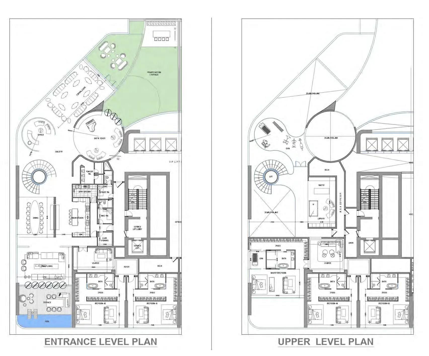 5 bedroom Penthouse floor plan at Avior