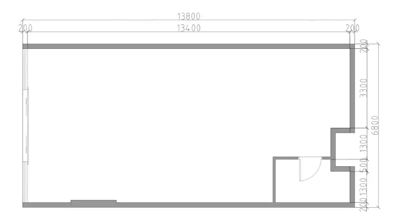  bedroom Retail floor plan at Tomorrow Commercial Tower 2