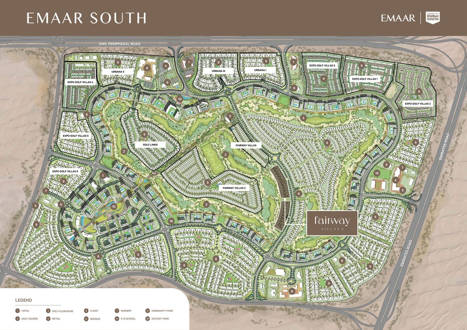 Fairway Villas 3 master plan 1