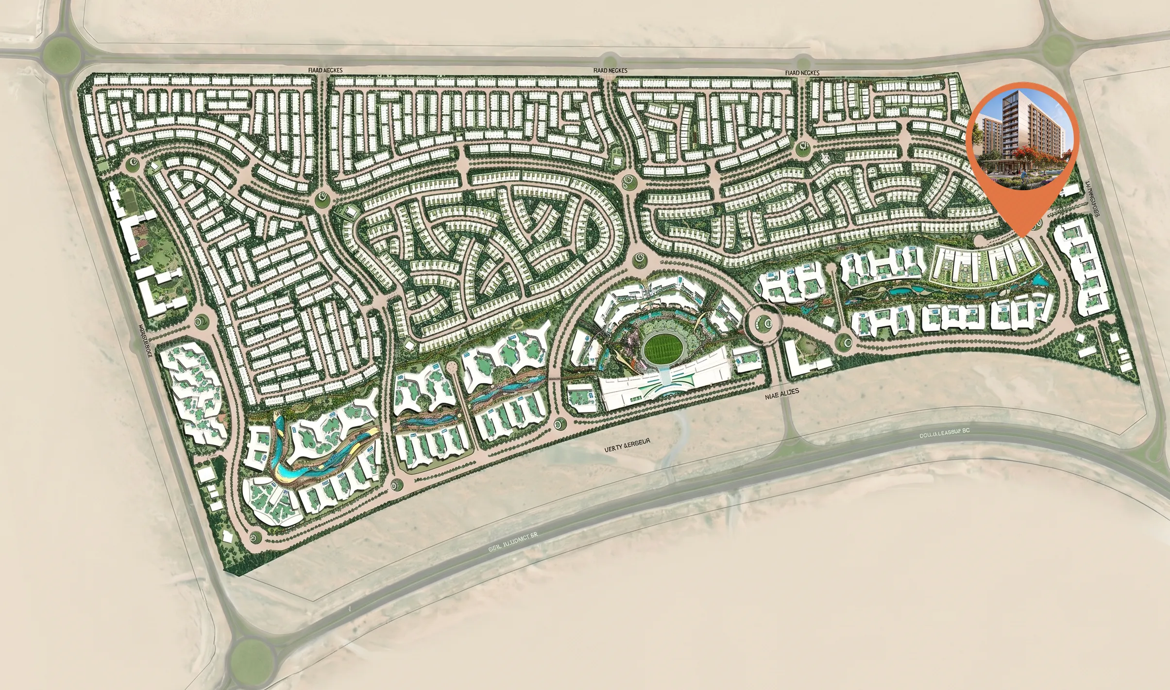 The Woods at Sobha Sanctuary master plan 1