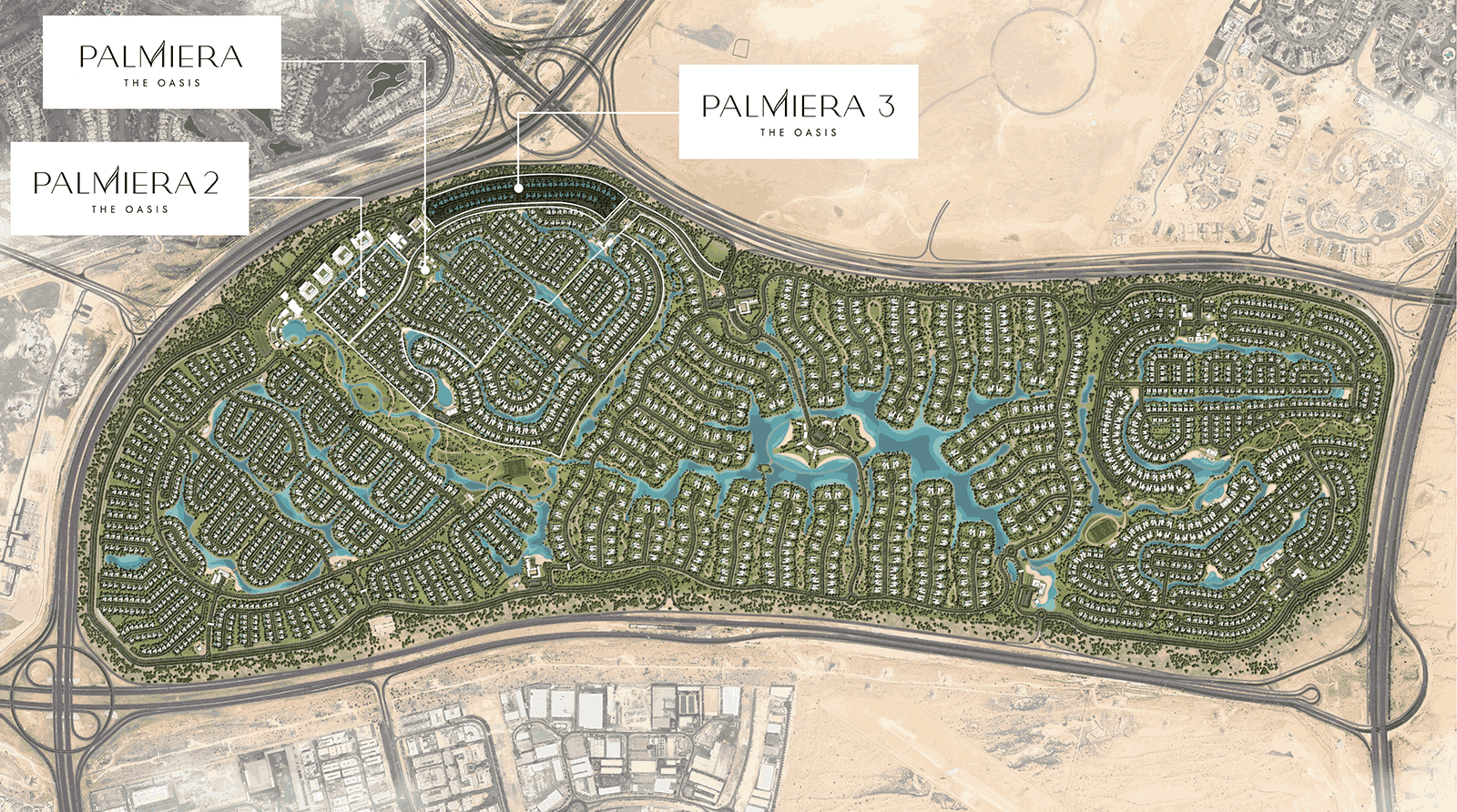 The Oasis Palmiera master plan 1