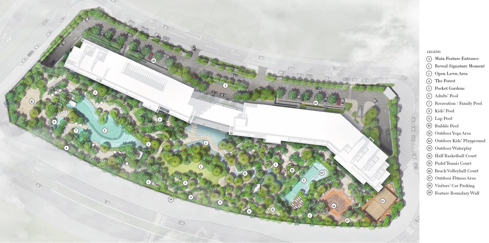 Kempinski Residences master plan 1