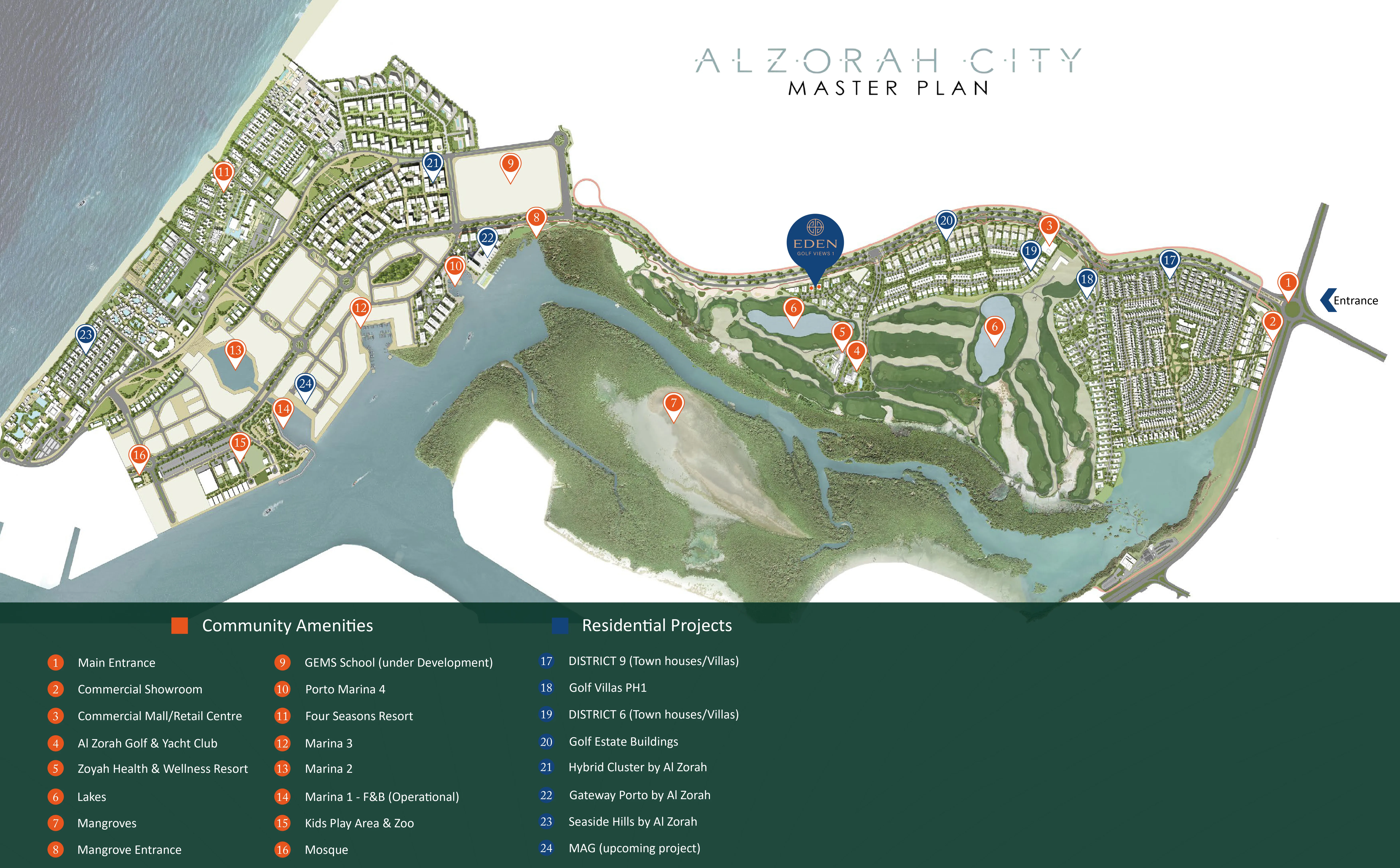 Eden Golf Views 1 master plan 1