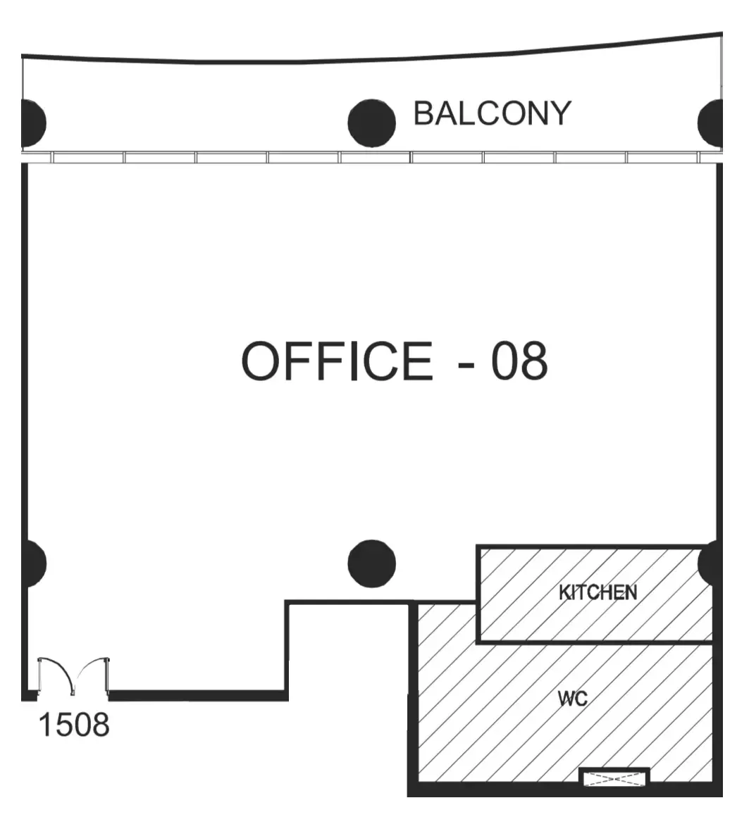  bedroom Office floor plan at The WOW Tower
