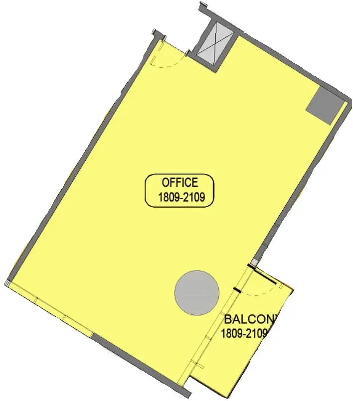  bedroom Office floor plan at Samana Barari Avenue