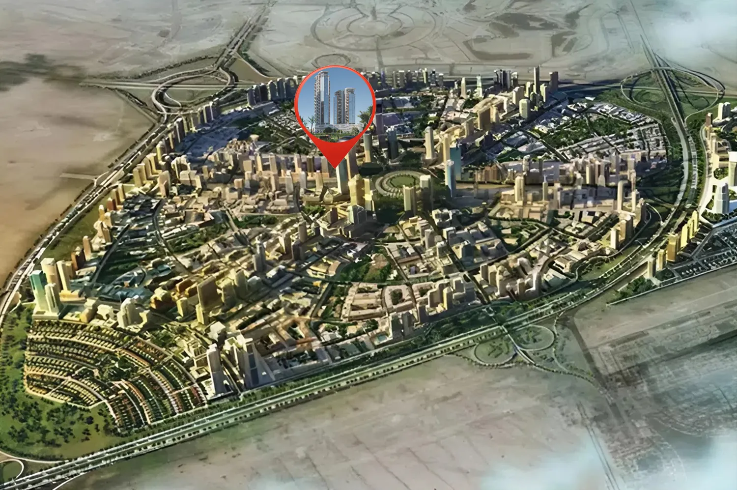 The Orchard Place Towers D & E master plan 1