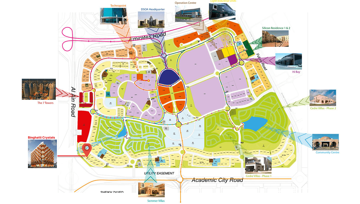 Binghatti Crystals master plan 1