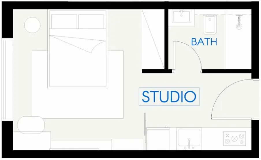 0 bedroom Apartments floor plan at Celestara Residences