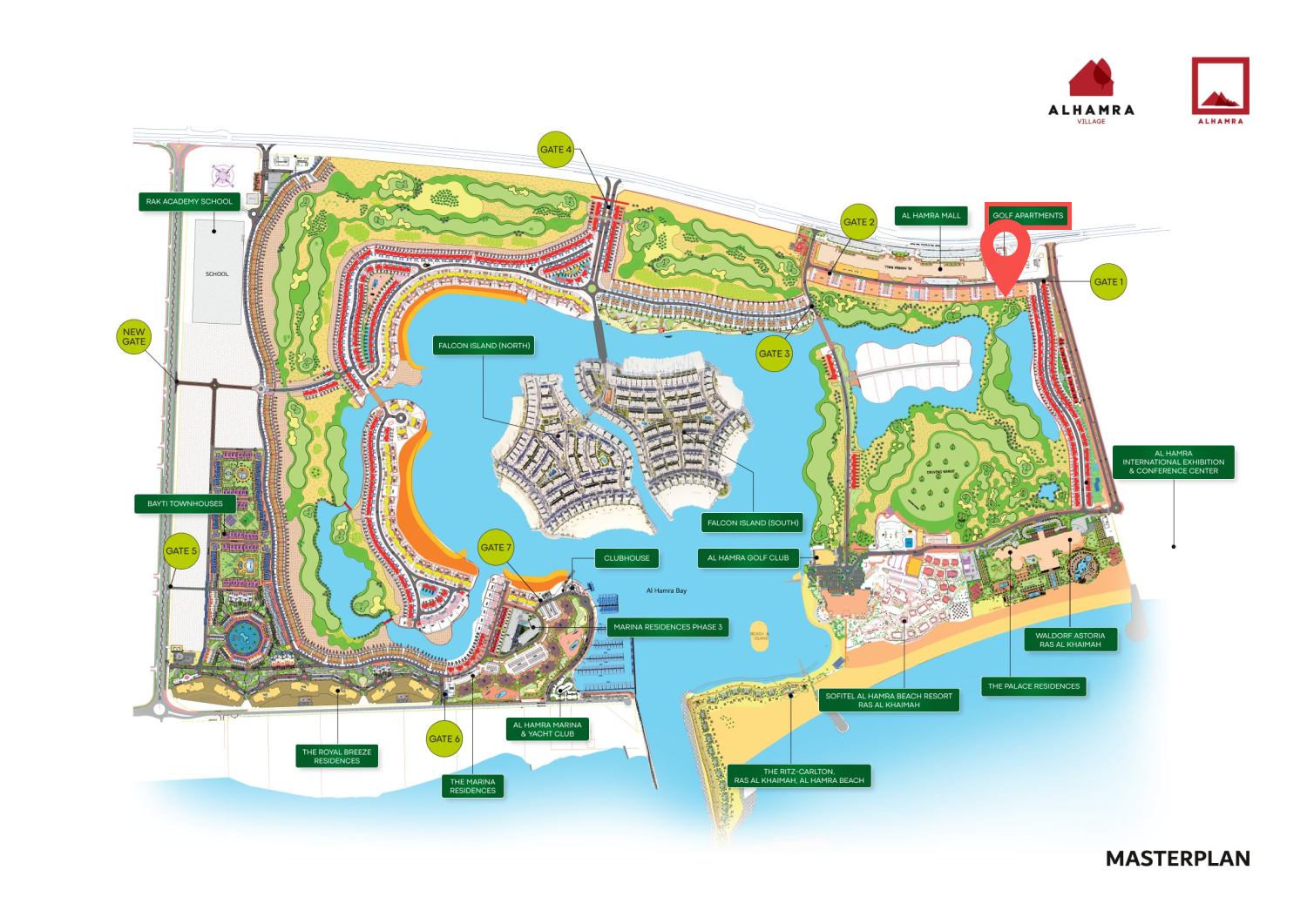 Golf Apartments master plan 1