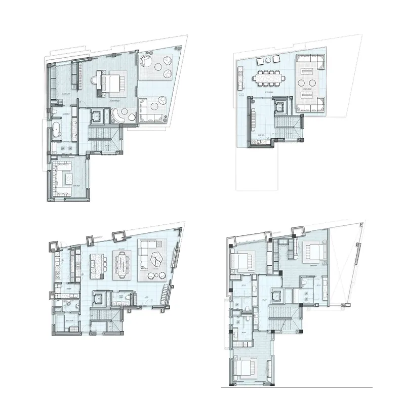 4 bedroom Villa floor plan at LIV Waterside