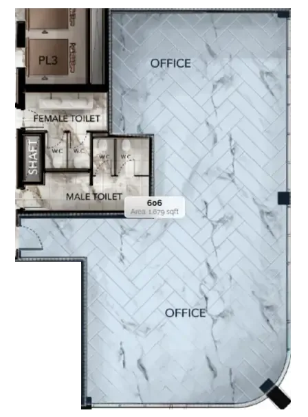  bedroom Office floor plan at Radiant Bridges