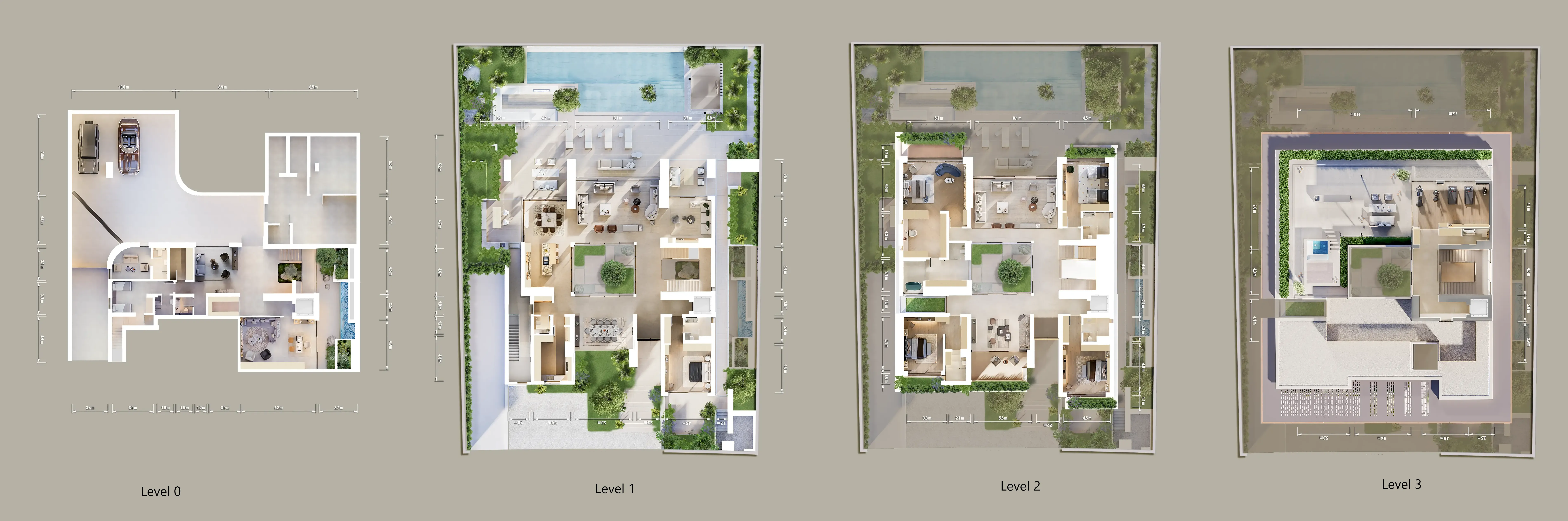5 bedroom Villa floor plan at The Wilds