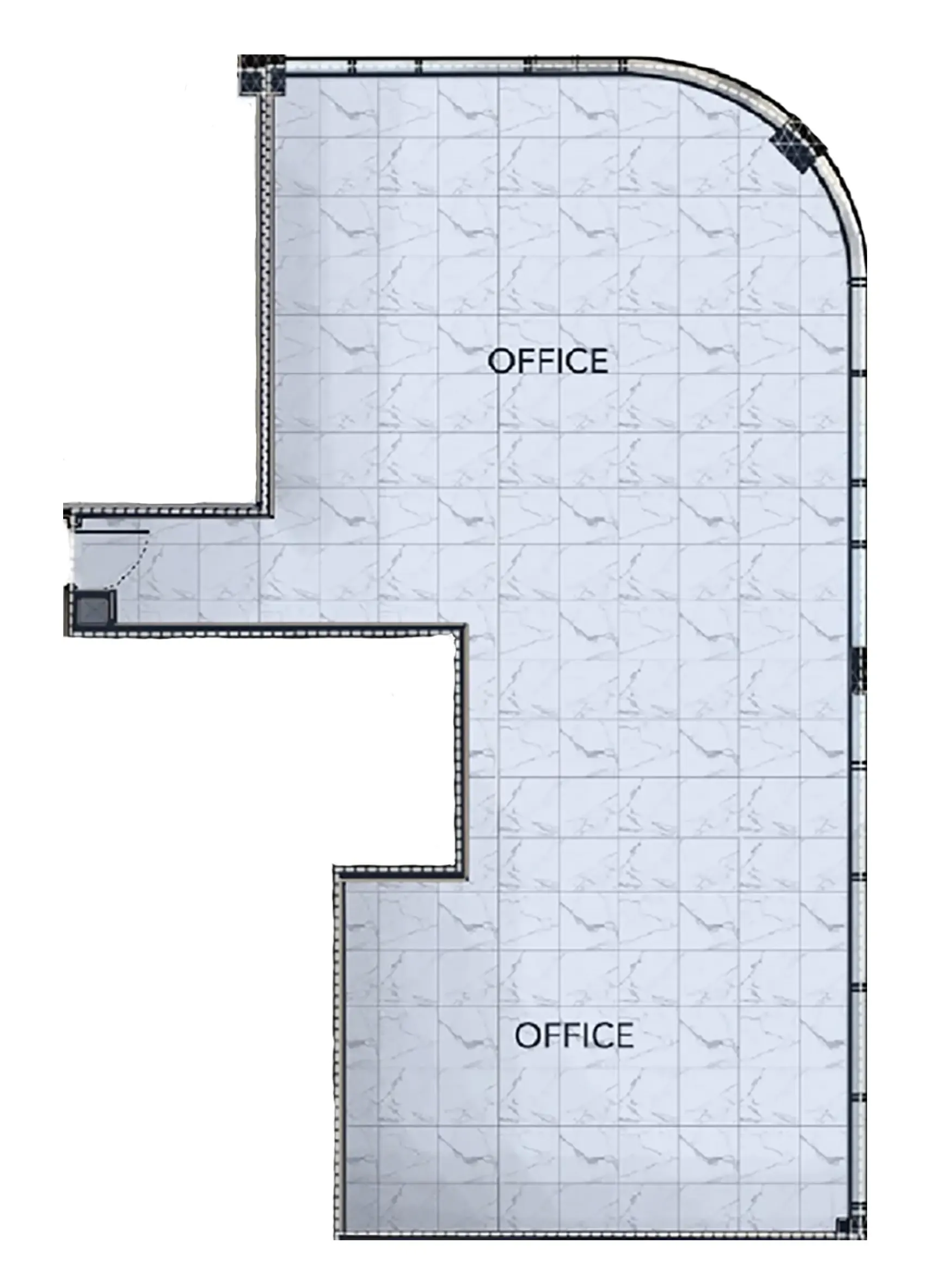  bedroom Office floor plan at Radiant Bridges