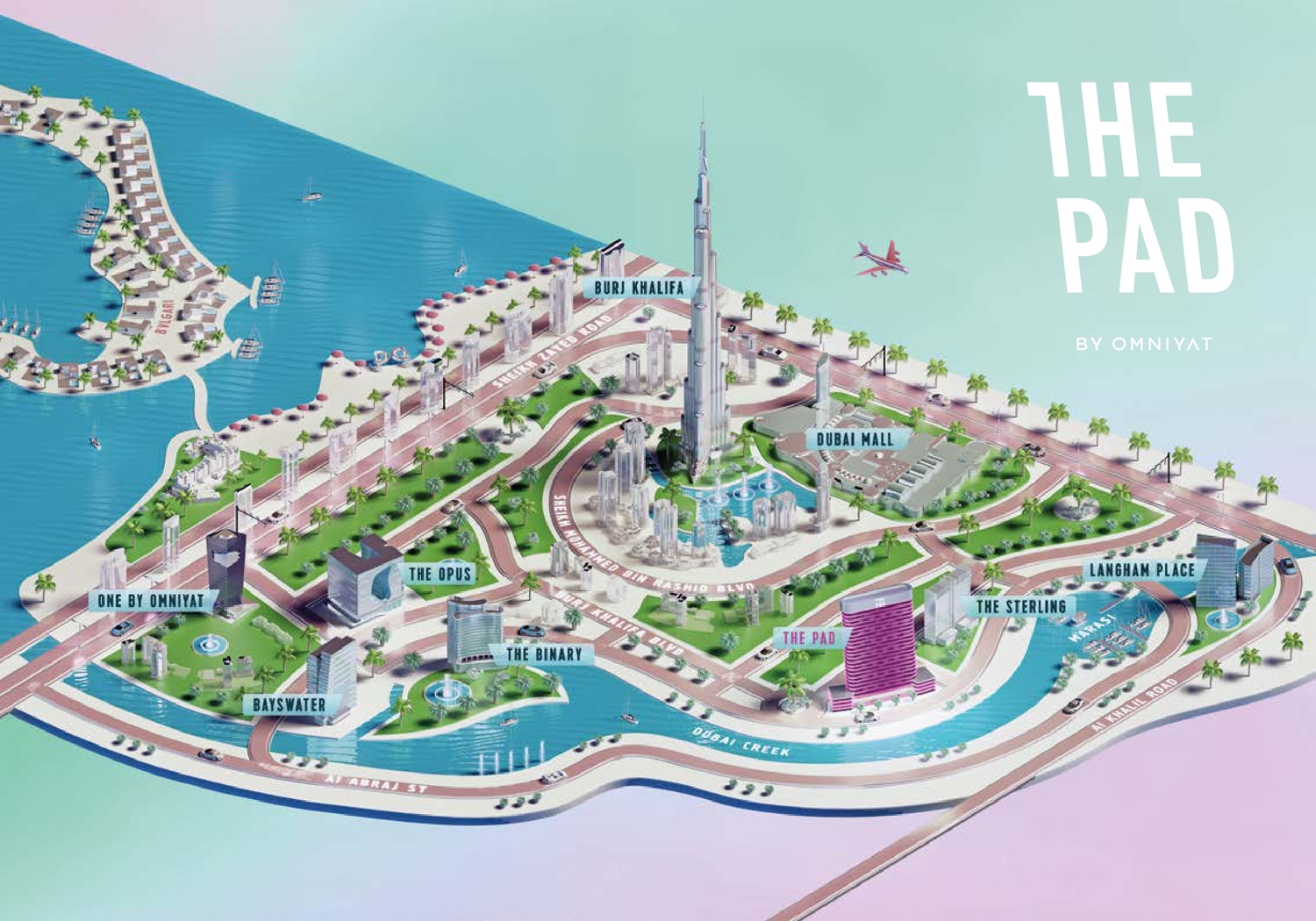 The Pad by Omniyat master plan 1