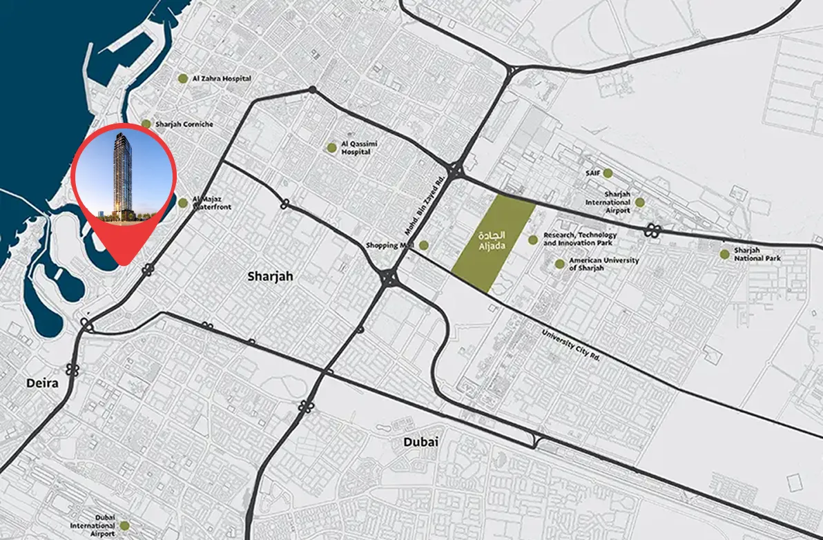 Al Ghaf Tower master plan 1