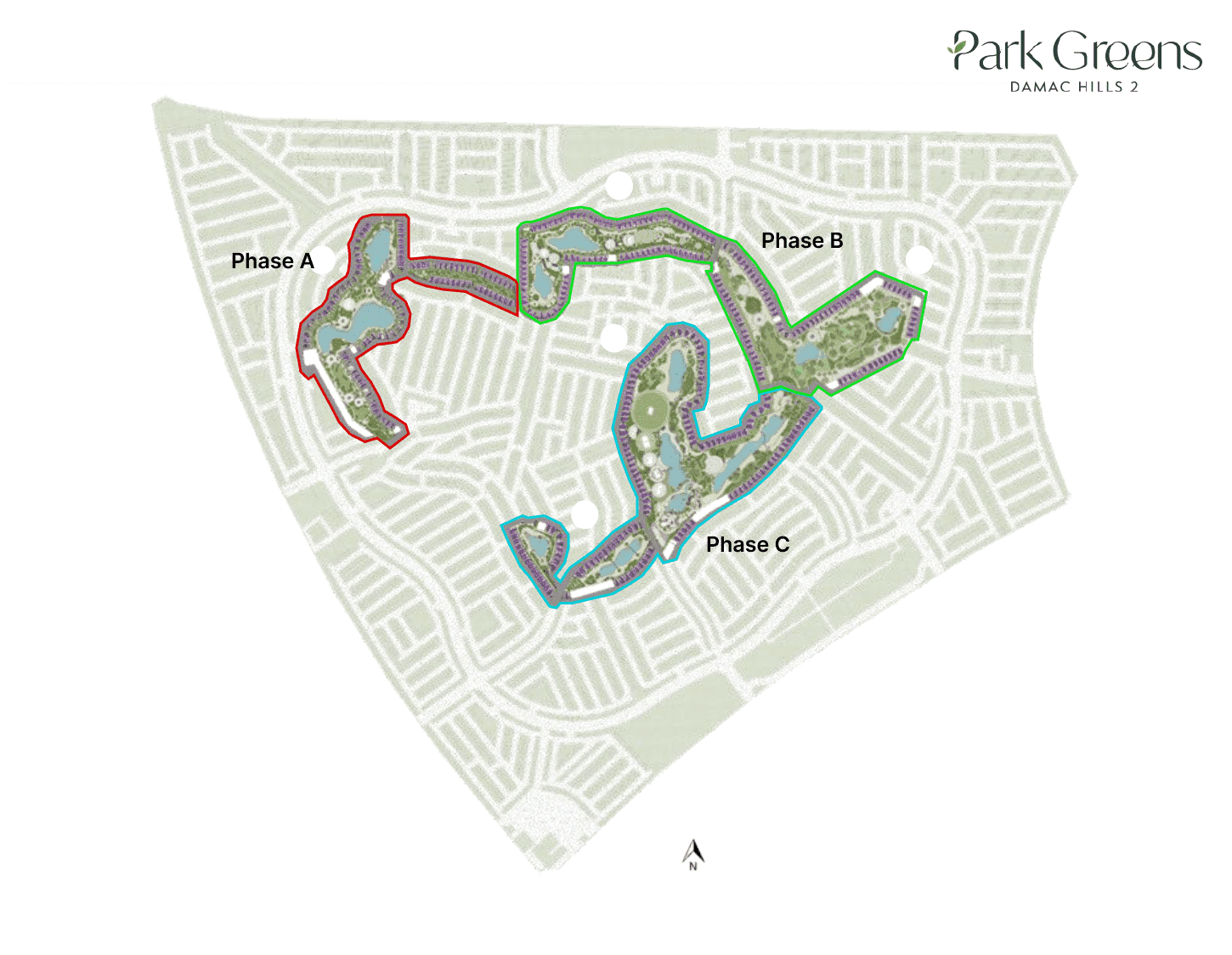 Damac Hills 2 - Park Greens master plan 1