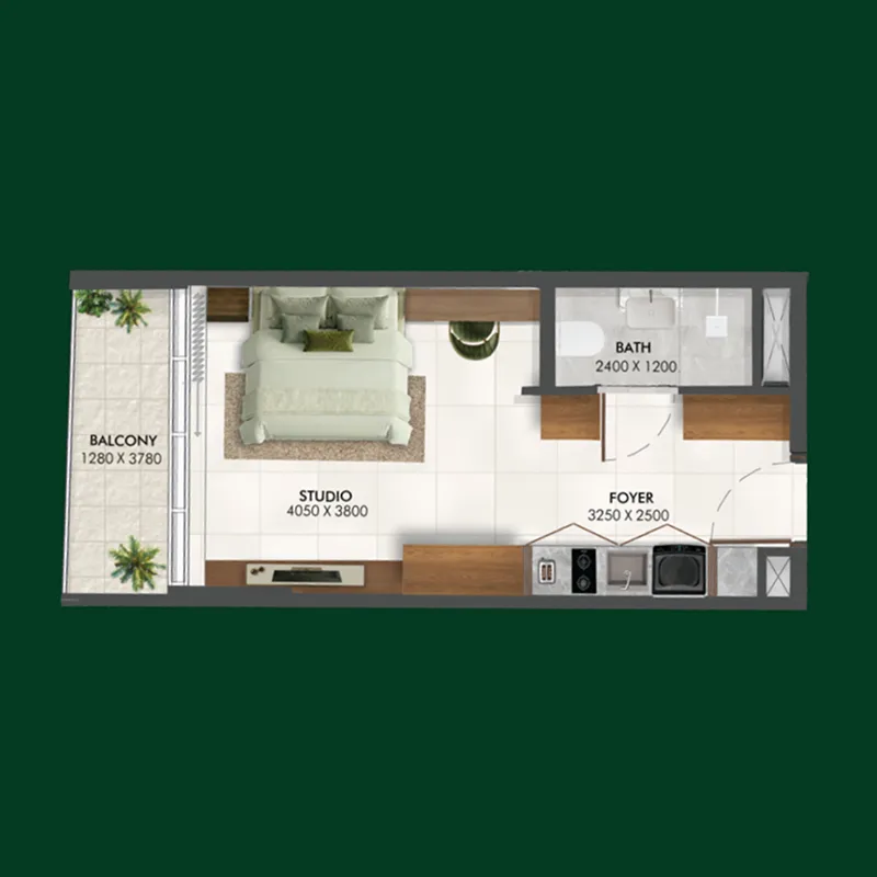 0 bedroom Apartments floor plan at Enchante