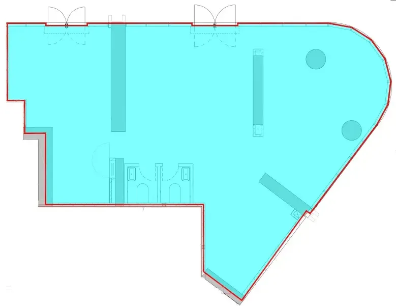  bedroom Retail floor plan at Sobha Solis