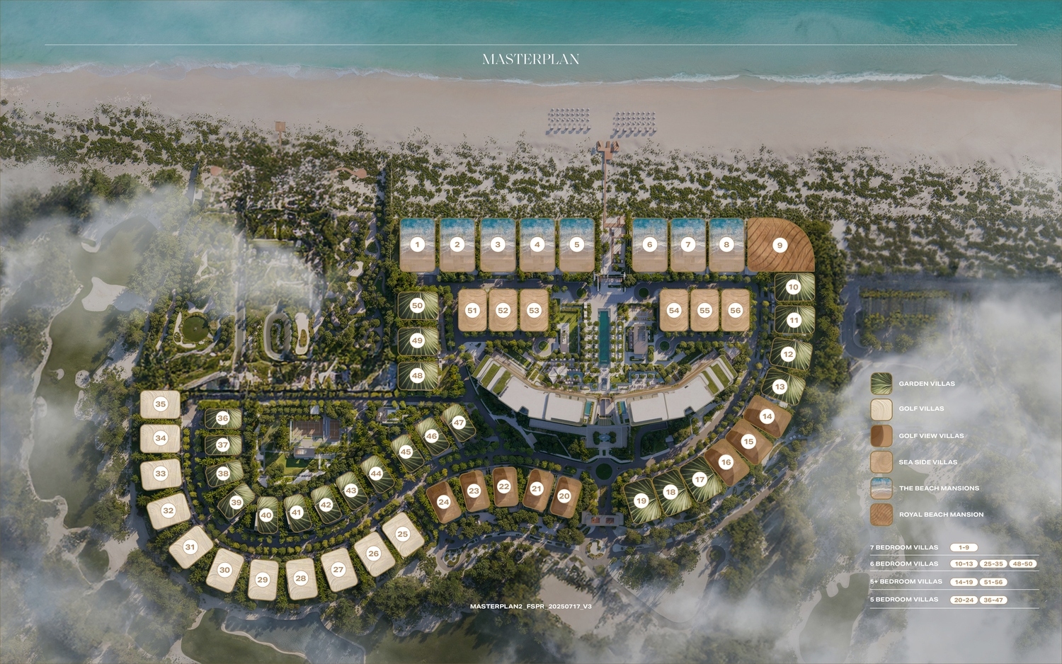 Four Seasons Private Residences Abu Dhabi at Saadiyat Beach master plan 1
