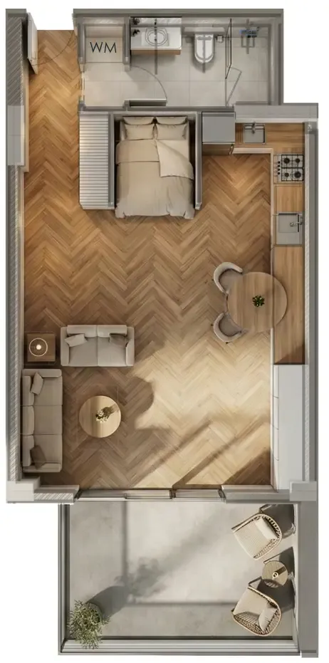0 bedroom Apartments floor plan at Armas By Zenith