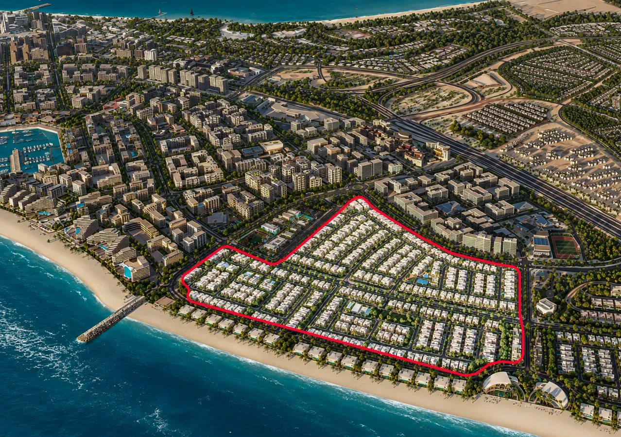 Talay & Talay Beach at Marsa Al Saadiyat master plan 1
