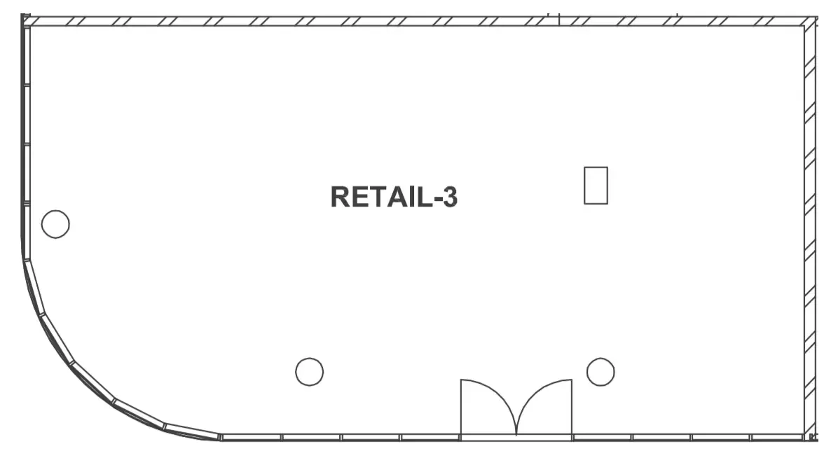  bedroom Retail floor plan at Interstellar Tower