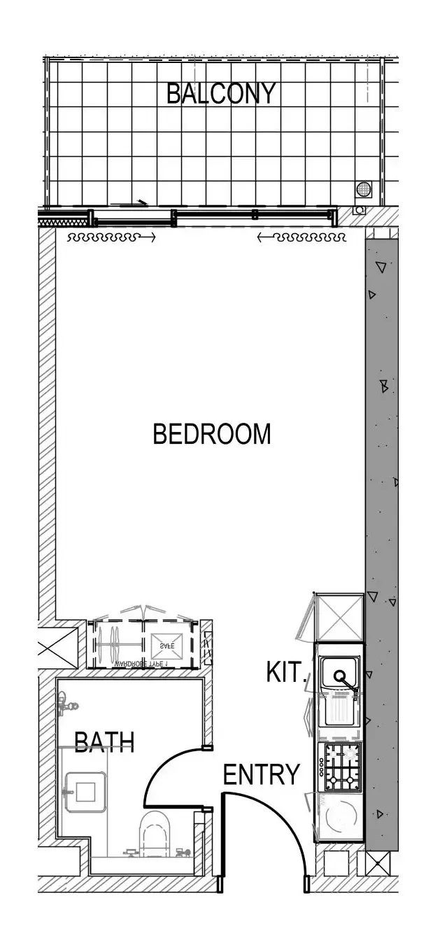 0 bedroom Apartments floor plan at Aykon City Tower