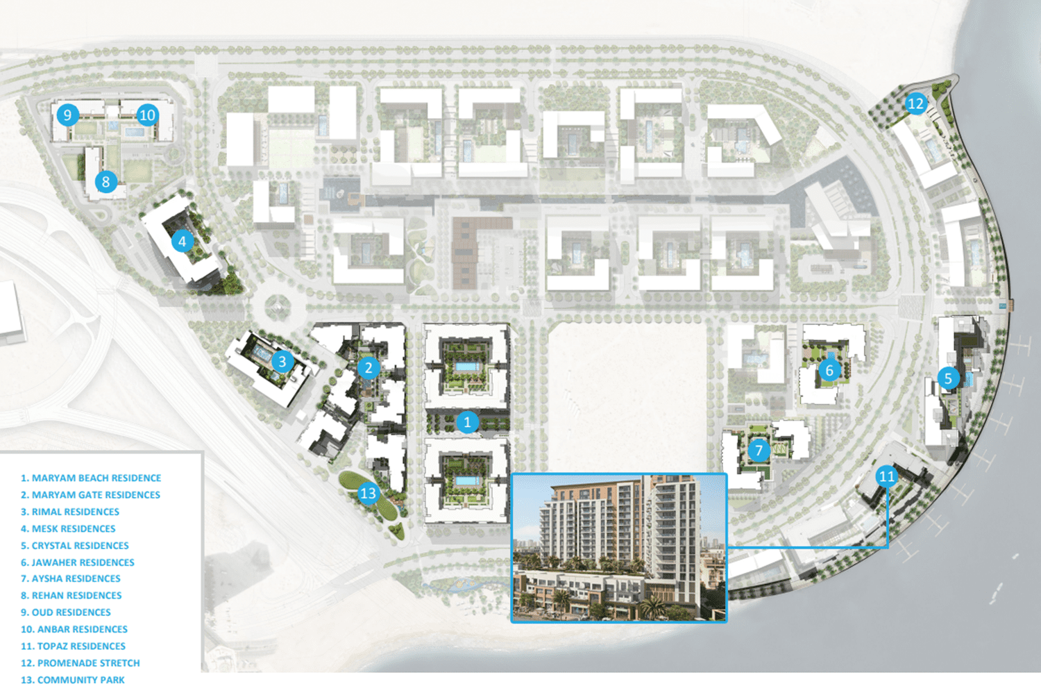 Topaz Residences master plan 1
